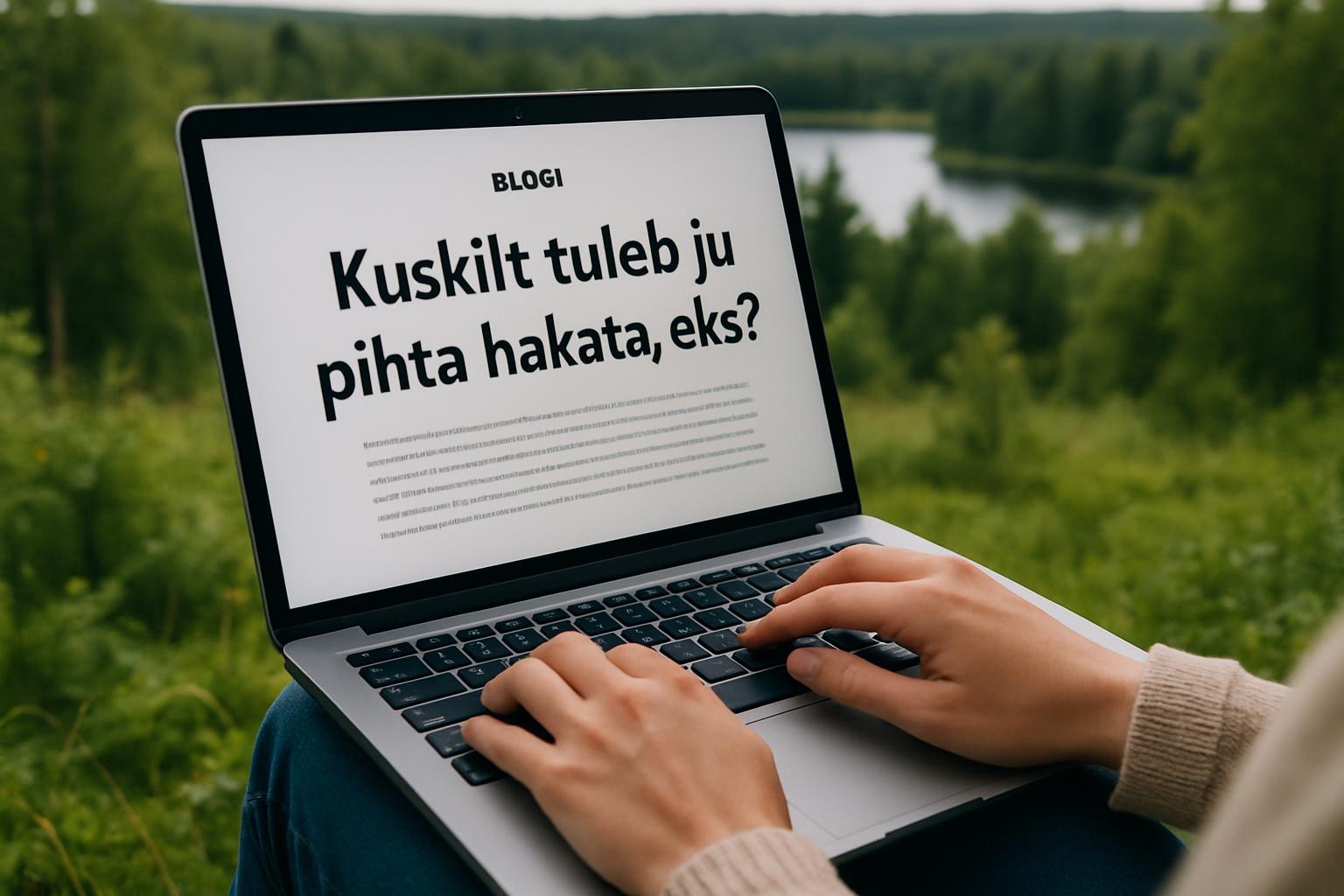 Kuskilt tuleb ju pihta hakata, eks?